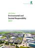 UPM Plattling. Environmental and Societal Responsibility 2017