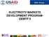 ELECTRICITY MARKETS DEVELOPMENT PROGRAM- GEMTP II