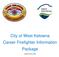 City of West Kelowna Career Firefighter Information Package