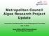 Metropolitan Council Algae Research Project Update