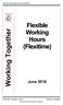 Flexible Working Hours (Flexitime) Working Together. June Borders College 7/9/ Working Together. Uncontrolled Copy