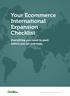 Your Ecommerce International Expansion Checklist