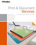 Print & Document Services