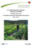 BC FARM BUSINESS ADVISORY SERVICES PROGRAM APPLICATION. First Nations Agricultural Opportunities Assessment