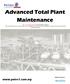 Advanced Total Plant Maintenance