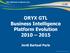 ORYX GTL Business Intelligence Platform Evolution Jordi Bartual Paris