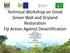 Technical Workshop on Great Green Wall and Dryland Restoration Fiji Action Against Desertification