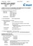 SAFETY DATA SHEET Date of Issue: April 14, 2011 SDS No.: RP-068 Version: 001