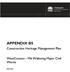 APPENDIX B5. Construction Heritage Management Plan. WestConnex - M4 Widening Major Civil Works