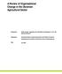 A Review of Organisational Change in the Ukrainian Agricultural Sector
