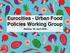Eurocities - Urban Food Policies Working Group. Webinar 18 th April 2016