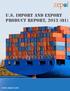 U.S. Import and Export Product Report, 2013 (Q1)