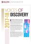 DISCOVERY VOICES OF. Elon College, the College of Arts and Sciences at