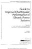 Guide to Improved Earthquake Performance of Electric Power Systems