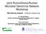 Joint RuminOmics/Rumen Microbial Genomics Network Workshop