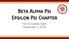 Beta Alpha Psi Epsilon Psi Chapter. Fall Candidate Night September 4, 2018