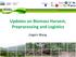 Updates on Biomass Harvest, Preprocessing and Logistics. Jingxin Wang