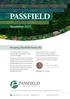 PASSFIELD PASSFIELD. Newsletter Keeping Passfield future fit. The world s most comprehensive and flexible Nursery Management Software