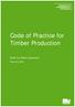 Code of Practice for Timber Production. Draft for Public Comment