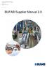 BUFAB Supplier Manual 2.0