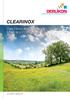 CLEARINOX. Low Hexavalent Chromium Emission MMA and FCW range.