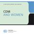Clean Development Mechanism CDM AND WOMEN