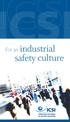 For an industrial safety culture