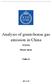 Analysis of green-house gas emission in China
