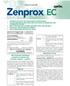Zenprox EC COMMERCIAL FACILITIES KILLS NEWLY HATCHED BED BUG NYMPHS AIDS IN PREVENTING BED BUG EGG HATCH KEEP OUT OF REACH OF CHILDREN