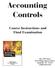 Accounting Controls. Course Instructions and Final Examination. Accounting Controls