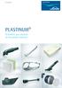 PLASTINUM PLASTINUM. Innovative gas solutions for the plastics industry.