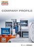 COMPANY PROFILE. More information at   made in GERMANY. since 1931