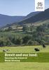 Brexit and our land: Securing the future of Welsh farming