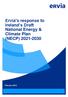 Ervia s response to Ireland s Draft National Energy & Climate Plan (NECP)