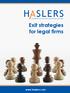 Exit strategies for legal firms