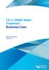 TA.11.WN03 Water Treatment Business Case. September 2018 Version 1.0