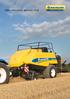 The largest model of the New Holland big baler range is the BB9090 PLUS. Its superior performance both in terms of perfect, firm, well-shaped bales