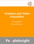 Analytics and Talent Acquisition. A Guide to What it is & Why you should care