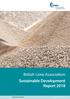British Lime Association Sustainable Development Report bla british lime association. Mineral Products Association