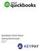 QuickBooks Online Payroll Getting Started Guide. February 2018 Powered by