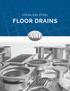 FLOOR DRAINS AWI MANUFACTURING