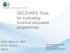 OECD/INFE Tools for evaluating financial education programmes