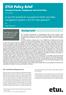 ETUI Policy Brief European Economic, Employment and Social Policy