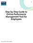 Step-By-Step Guide for Performance Management