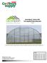 GrowSpan Series 500 Corrugated Polycarbonate 1 End