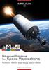 Advanced Solutions for Space Applications. Aluminum, Titanium, Superalloys, Special Steels. Enhancing your performance