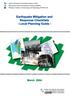 Earthquake Mitigation and Response Checklists - Local Planning Guide -
