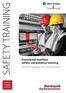 SAFETY TRAINING. Functional machine safety competency training. Principles, standards and implementation
