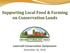 Supporting Local Food & Farming on Conservation Lands. Latornell Conservation Symposium