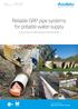 Reliable GRP pipe systems for potable water supply